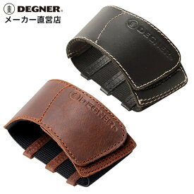 デグナー DEGNER【公式】レザーシフトガード 面ファスナー ブラック/ブラウン 牛革 バイク G-6