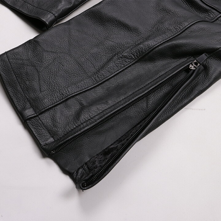 楽天市場】デグナー DEGNER メンズ レザー パンツ DP-34 ブラック 牛革 