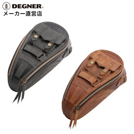 デグナー DEGNER【公式】レザー マグネット タンク バッグ SB-92 ブラック ブラウン 1.5L
