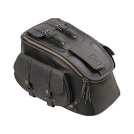 シートバッグ バイク【デグナー】DEGNER 公式 ヴィンテージレザーシートバッグ【SB-93】ブラック ブラウン 9L ヴィンテージ バイク シートバッグ 大容量 牛革 かんたんベルト レインカバー グローブホルダー付き バイクバッグ ツーリング 送料無料【無料ラッピング】