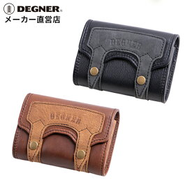 デグナー DEGNER【公式】レザーETCケース SB-91 アンテナ分離型ETC専用 ブラック/ブラウン 本革 バイク ツーリング