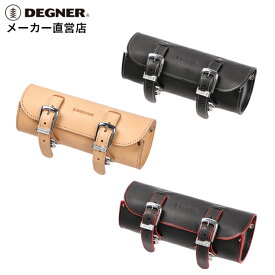 デグナー DEGNER【公式】ツールバッグ TB-4A ブラック タン ブラック-レッド シンプル