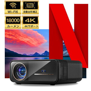 �v���W�F�N�^�[ �ƒ�p �V�䓊�e�Ή� ������`�␳���� 1080P�t��HD�����׉f�� 4K�Ή� 1500ANSI���P�x 3LCD�Z�p��HDR10�Ή��Œ��邭������\�� WiFi6�Ή� projector 300�C���`���� �É��݌v�ŉf���Q