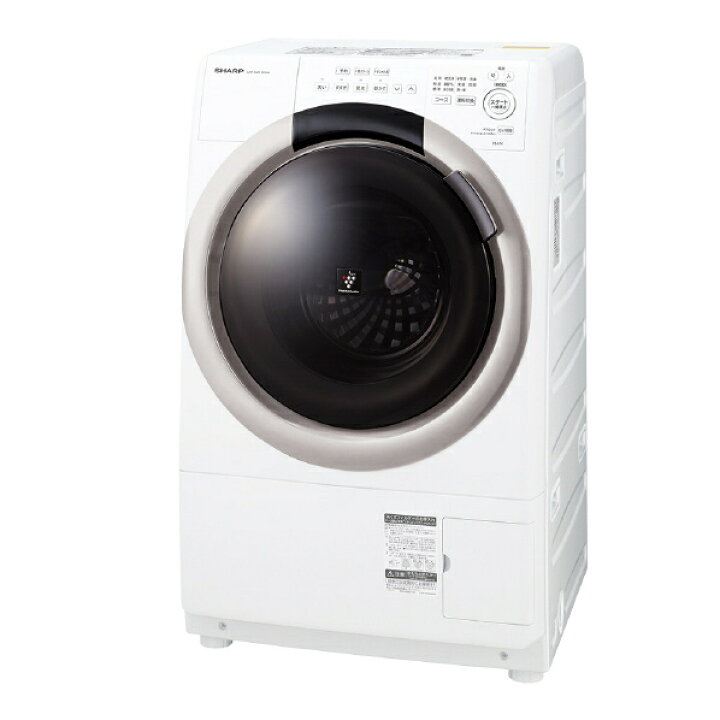 楽天市場】シャープ (左開き) 7.0kgドラム式洗濯乾燥機 ES-S7K-CL 