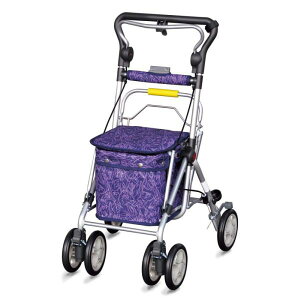 シルバーカー スイートIII ダークパープル 須恵廣工業 (介護商品) (321114) ※メーカー (ウェルファン) 直送