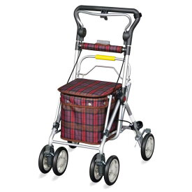 シルバーカー スイートIII チ ェックワイン 須恵廣工業 (介護商品) (321114) ※メーカー (ウェルファン) 直送