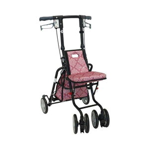 シルバーカー サニーウォーカーSP (中) ダマスクピンク 島製作所 (介護商品) (316001) ※メーカー (ウェルファン) 直送