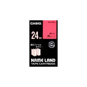CASIO JVI NAMELAND l[he[v (X^_[h^Cv) ԐFe[v  24mm×8m XR-24RD [XR24RD]