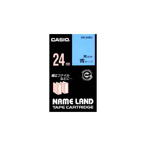 CASIO �J�V�I NAMELAND �l�[�������h�e�[�v (�X�^���_�[�h�^�C�v) �F�e�[�v ������ ��24mm×����8m XR-24BU [XR24BU]