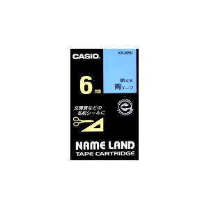 CASIO JVI NAMELAND l[he[v (X^_[h^Cv) Fe[v  6mm×8m XR-6BU [XR6BU]