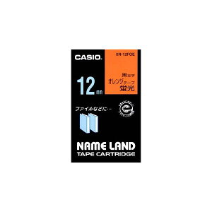 CASIO �J�V�I NAMELAND �l�[�������h�e�[�v (�u���F�^�C�v) �u���I�����W�e�[�v ������ ��12mm×����5.5m XR-12FOE [XR12FOE]