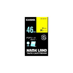 CASIO �J�V�I NAMELAND �l�[�������h�e�[�v (�X�^���_�[�h�^�C�v) ���F�e�[�v ������ ��46mm×����6m XR-46YW[XR46YW]
