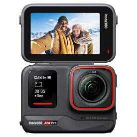 insta360 ウェアラブルカメラ 8K Ace Pro ブラック/レッド CINSAAJA アクションカメラ ※正規代理店