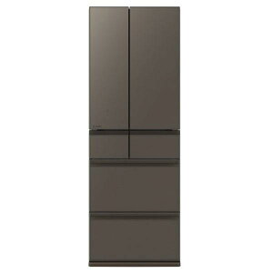 5年間自然故障長期安心保証付 三菱 540L 6ドア冷蔵庫 MZシリーズ MRMZ54MH グランドアンバーグレー MR-MZ54M-H ※配送エリア基本設置無料!