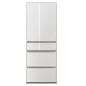 5年間自然故障長期安心保証付 三菱 608L 6ドア冷蔵庫 WZシリーズ MR-WZ61M-W グランドリネンホワイト MRWZ61MW 配送エリア基本設置無料!