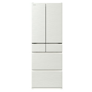5年間自然故障長期安心保証付 日立 540L 6ドア冷蔵庫 ピュアホワイト RH54XW ※配送エリア内送料標準設置無料