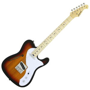 Legend LTE-69TL 3TS エレキギター 69テレキャスターシンラインタイプ (※クリップチューナー・ピックx2・ストラップ・ソフトケース付属) (納期目安1-2週間)