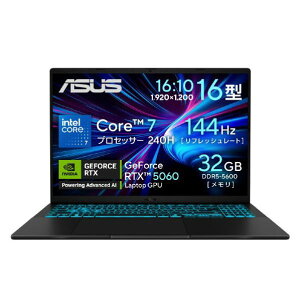 ASUS m[gp\R ASUS Gaming V16 V3607VMC7321R5060W ubN V3607VM-C7321R5060W ([ڈ3T~)