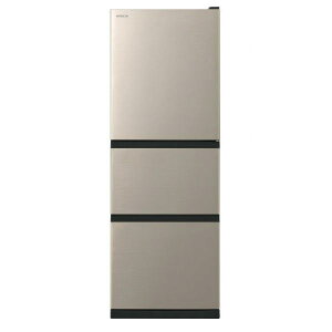 日立 (右開き) 265L 3ドア冷蔵庫 ライトゴールド R27XN ※配送エリア内送料標準設置無料