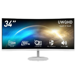 MSI 34.0型液晶ディスプレイ PRO PRO-MP341CQW (納期目安2-3週間) PROMP341CQW