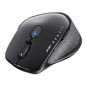 BUFFALO ���� BlueLED 5�{�^�� �l�I�t�B�b�g�}�E�X M�T�C�Y �u���b�N BSMBW510MBK (�[���ڈ�1-2�T��)