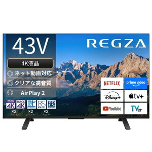 TVS REGZA ���O�U 43V�^ 4K�t���e���r 43M550R (�[���ڈ�2-3�T��) �z���̂� �ݒu�Ȃ�