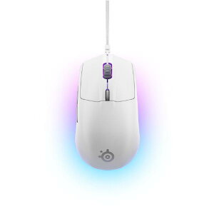 SteelSeries �X�e�B�[���V���[�Y �Q�[�~���O�}�E�X Rival3 Gen2 �z���C�g 62516 (�[���ڈ�1-2�T��)