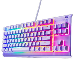 SteelSeries �X�e�B�[���V���[�Y �Q�[�~���O�L�[�{�[�h Apex3 TKL US �p��z�� Lavender 64940 (�[���ڈ�1-2�T��)