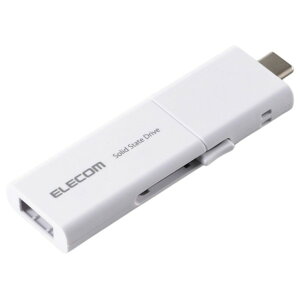 �G���R�� USB Type-C(TM)/USB-A�R�l�N�^�[�Ή��O�t���|�[�^�u��SSD(1TB) ESD-EWB1000GWHR �z���C�g ESDEWB1000GWHR (�[���ڈ�2-3�T��)