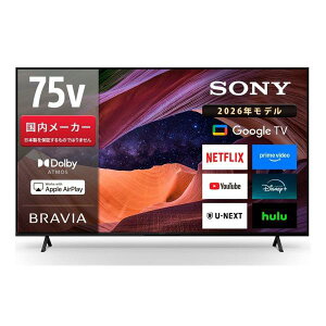 SONY �\�j�[ 75�^ RGB Mini LED���� 4K�t���e���r KJ-75X83L BRAVIA �u���r�A KJ75X83L ���z���G���A�������W���ݒu����