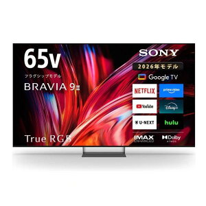 SONY 65V�^ RGB Mini LED���� 4K�t���e���r K-65XR90M2 BRAVIA9II K65XR90M2 ���z���G���A�������W���ݒu����
