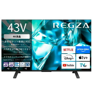 TVS REGZA ���O�U 43V�^ 4K�t���e���r 43M550S (��B�q��) �z���̂� �ݒu�Ȃ�