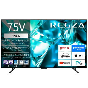 TVS REGZA ���O�U 75V�^4K�t��REGZA 75M550S ���z���G���A�������W���ݒu����