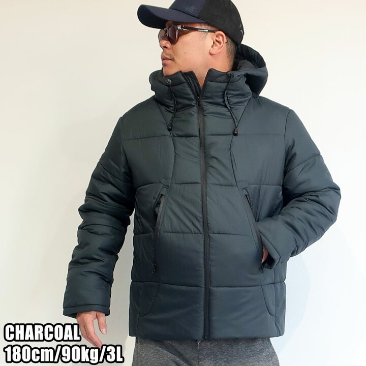 楽天市場】メンズ 大きいサイズ ダウンジャケット アウター 中綿 3L 4L 