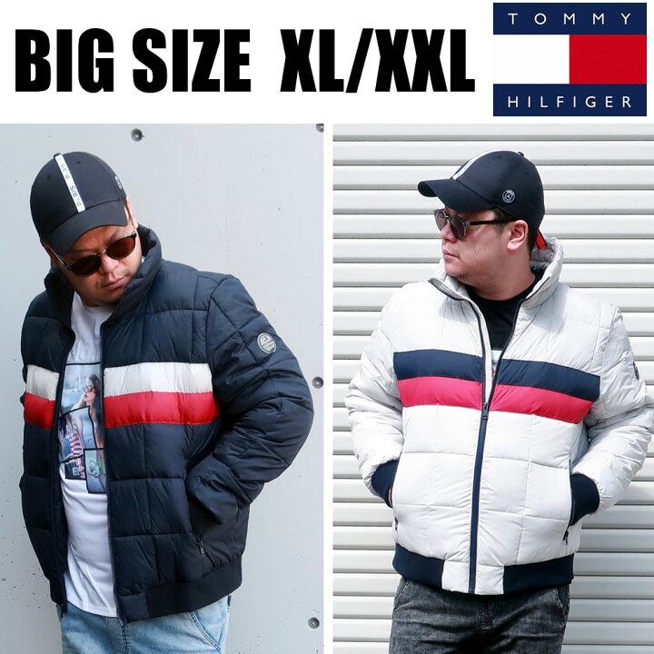 楽天市場 Tommy Hilfiger メンズ 大きいサイズ アウター ブランド ダウン Xl Xxl 2l 3l 中綿 ナイロン ジャケット コート ブルゾン ダウン Usaモデル 直輸入 アメカジ ストリート グレー ネイビー マルチカラー トリコロール 大人 158n580 Dekee デケー 楽天市場店