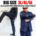 セットアップ 大きいサイズ メンズ ブランド Louis Chavlon ルイシャブロン カジュアルスーツ ゴルフ ストレッチ ドライ テーラード 上下セット 3L 4L 5L 2点セット 黒 ネイビー 大人 30代 40代 カジュアル キレイめ ビジネス フォーマル 在宅 在宅勤務