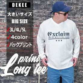 メンズ 大きいサイズ Tシャツ ロングTシャツ 長袖 2L 3L 4L XL XXL XXXL ビックサイズ 黒 白 ブラック ホワイト グレー カーキ インナー ブランド アメカジ 大人 オシャレ オススメ 30代 40代 50代