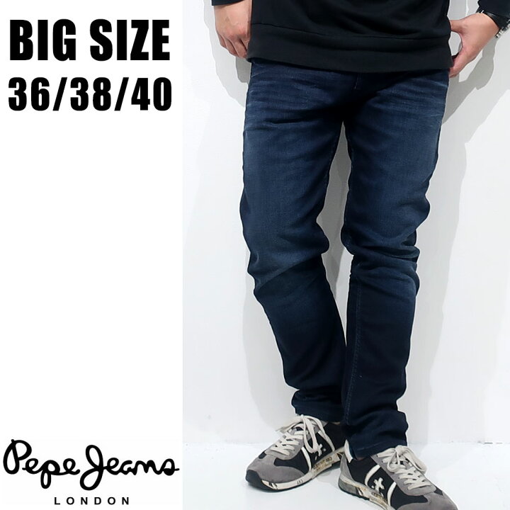 楽天市場 ペペジーンズ Pepejeans メンズ 大きいサイズ パンツ デニム ブランド 国内正規品 36 38 40 新作 デニム ジーンズ ストレッチ 大人 30代 40代 50代 Pm5842 Hatch Midnight Dekee デケー 楽天市場店