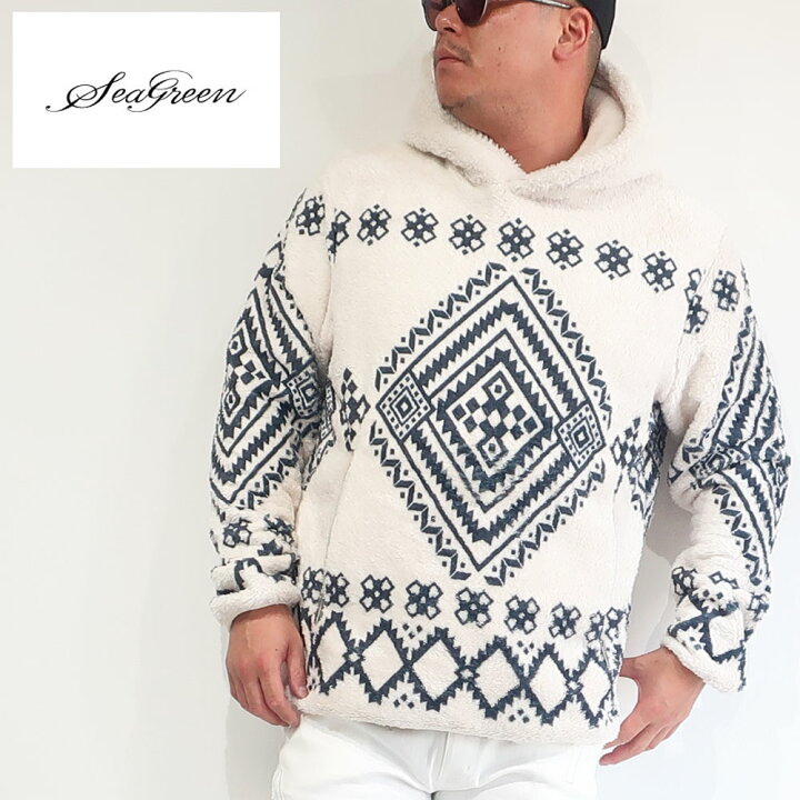 楽天市場】seagreen シーグリーン パーカー ブランド NATIVE PATTERN 