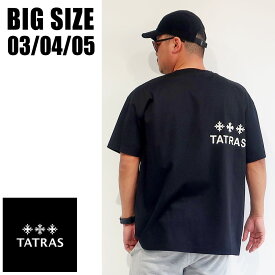 2024春夏新作 TATRAS タトラス メンズ ブランド Tシャツ NUNKI ヌンキ MTAT23S8193-M 大きいサイズ 03 04 05 BLACK WHITE ブラック ホワイト 正規代理店商品