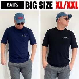 【楽天SSポイントアップ×最大500円クーポン】ボーラー BALR. Tシャツ 半袖 メンズ ブランド Athletic Small Branded Chest T-Shirt BLACK NAVY ブラック ネイビー XL XXL 2XL クルーネック B1112.1050