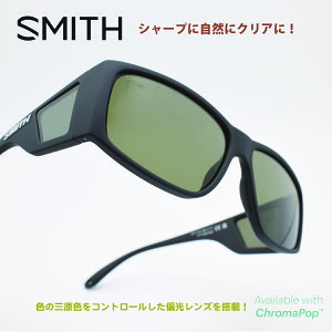 SMITH �X�~�XMonroe peak �������[�s�[�NMatte Black/CP Polarized Gray Green