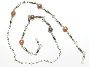 【ネコポス対応!】 グルーピー【GROOPY】グラスコード GPG-011(オーキッドピンク×シルバー) メガネコード グラスチェーン 老眼鏡 シニアグラス メガネ サングラスストラップ スポーツ