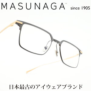 ���i�ዾ MASUNAGA since 1905CROSBY col-19 BLACK/GOLD