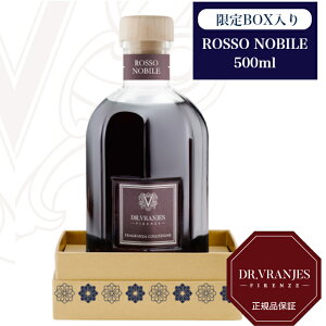 yK戵XzDR.VRANJES hbg[EjGX NX}X GIFT BOX Mtg{bNX 500D ROSSO NOBILE b\m[r 500ml fBt[U[ [tOX Mtg a v[g