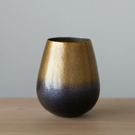 清雅堂 酒器 銅製 タンブラー jun 醇 350ml 350cc-410cc 青藍色グラデ—ション ビールグラス クラフトビール IPA 鎚起工房 SEIGADO BOX入り 冷・常温専用 新潟 日本製 伝統工芸 誕生日 還暦祝い 贈り物 退職祝い プレゼント