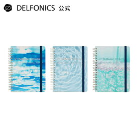【手帳2026-2027 公式ショップ】ロルバーン ダイアリー アクア L【DELFONICS（デルフォニックス）】