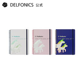 【公式ショップ】【直営店限定】ロルバーンポケット付メモ ユニコーン L【DELFONICS（デルフォニックス）】