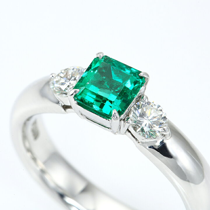 楽天市場】Deliciae コロンビア産 GIA【F1】エメラルド＆ダイヤモンド  