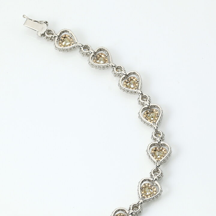 楽天市場】Deliciae Pt900＆K18PG ハートシェイプ 天然ダイヤモンド  